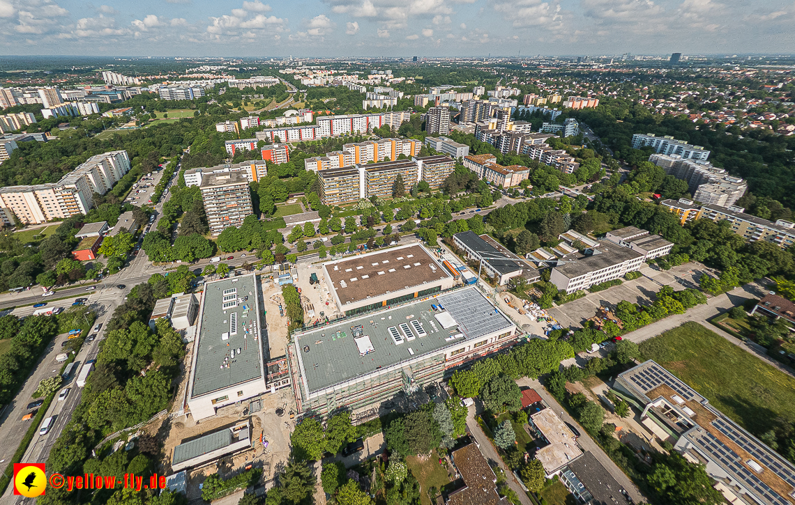 07.06.2023 - Baustelle zur Grundschule am Karl-Marx-Ring in Neuperlach